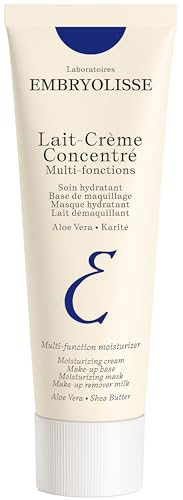 Embryolisse Lait-Crème Concentré, Face Cream & Makeup Primer - Cream for Daily Skincare - Face Moisturizers for All Skin Types (New Packaging)