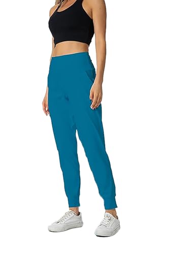 Rrosseyz Joggers Pants for Women-Quick Dry Sweatpants with Pockets for Travel Athletics Casual Outdoor