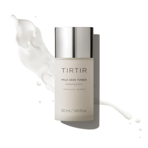 TIRTIR Milk Skin Rice Toner | Deep Moisturizing, Hydrating Toner for face, Niacinamide, Ceramide, Rice Bran Extract, Nature-Oriented Ingredients for Korean Skin Care, Vegan, 5.07 fl.oz.