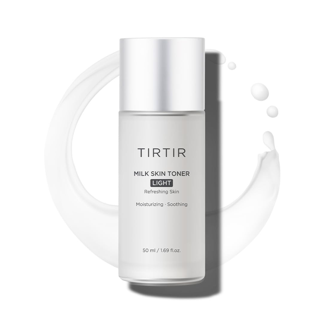 TIRTIR Milk Skin Rice Toner | Deep Moisturizing, Hydrating Toner for face, Niacinamide, Ceramide, Rice Bran Extract, Nature-Oriented Ingredients for Korean Skin Care, Vegan, 5.07 fl.oz.