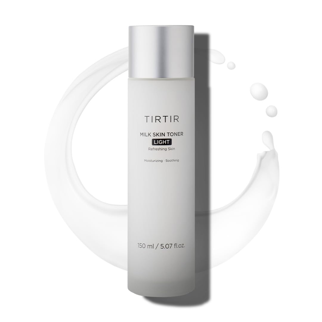 TIRTIR Milk Skin Rice Toner | Deep Moisturizing, Hydrating Toner for face, Niacinamide, Ceramide, Rice Bran Extract, Nature-Oriented Ingredients for Korean Skin Care, Vegan, 5.07 fl.oz.