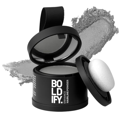 BOLDIFY Hairline Powder - Root Touch Up & Hair Loss Cover Up, Instant Gray Coverage 48-Hour Stain-Proof Hair Color Powder for Women & Men, Hair Fibers and Hair Topper Alternative (Dark Blonde)