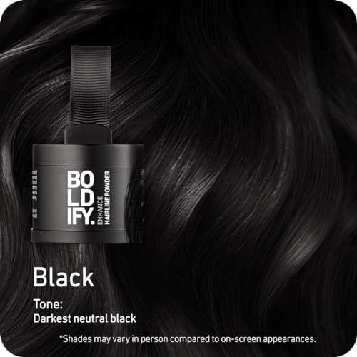 BOLDIFY Hairline Powder - Root Touch Up & Hair Loss Cover Up, Instant Gray Coverage 48-Hour Stain-Proof Hair Color Powder for Women & Men, Hair Fibers and Hair Topper Alternative (Dark Blonde)