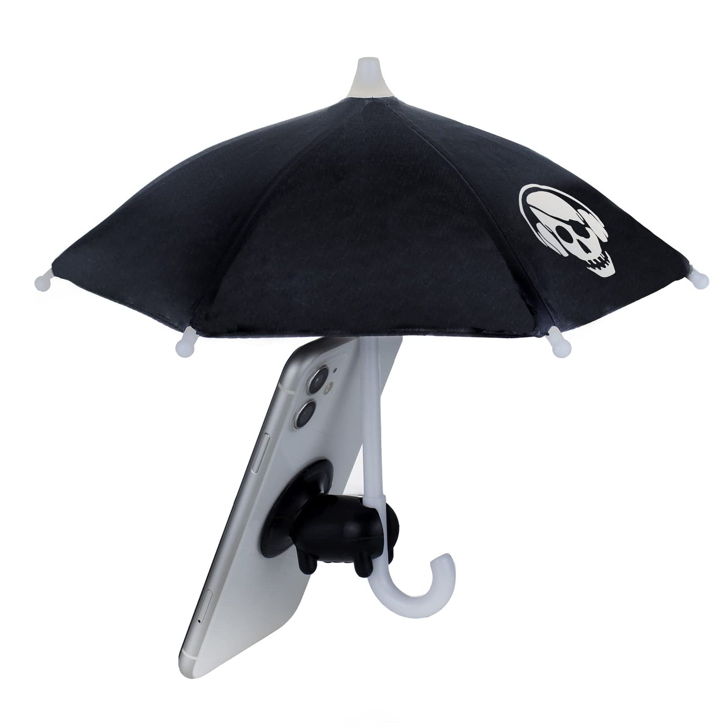 Phone Umbrella for Sun with Suction Cup Stand, Sun Shield with Suction Cup Mount Phone Holder Anti-Refection Block Glare, Creative Outdoor Cell Phone Holder Sun Shade