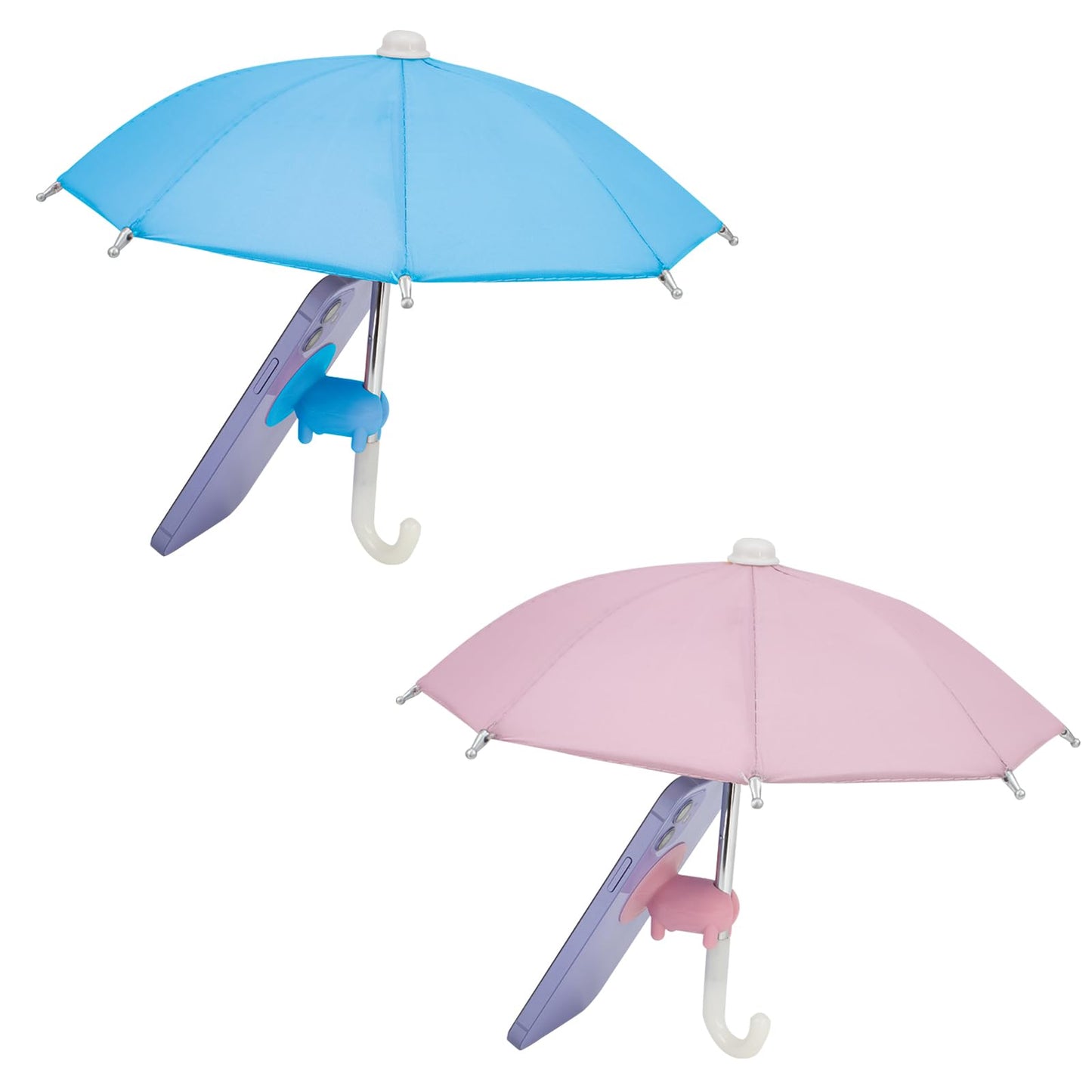 Phone Umbrella for Sun with Suction Cup Stand, Sun Shield with Suction Cup Mount Phone Holder Anti-Refection Block Glare, Creative Outdoor Cell Phone Holder Sun Shade