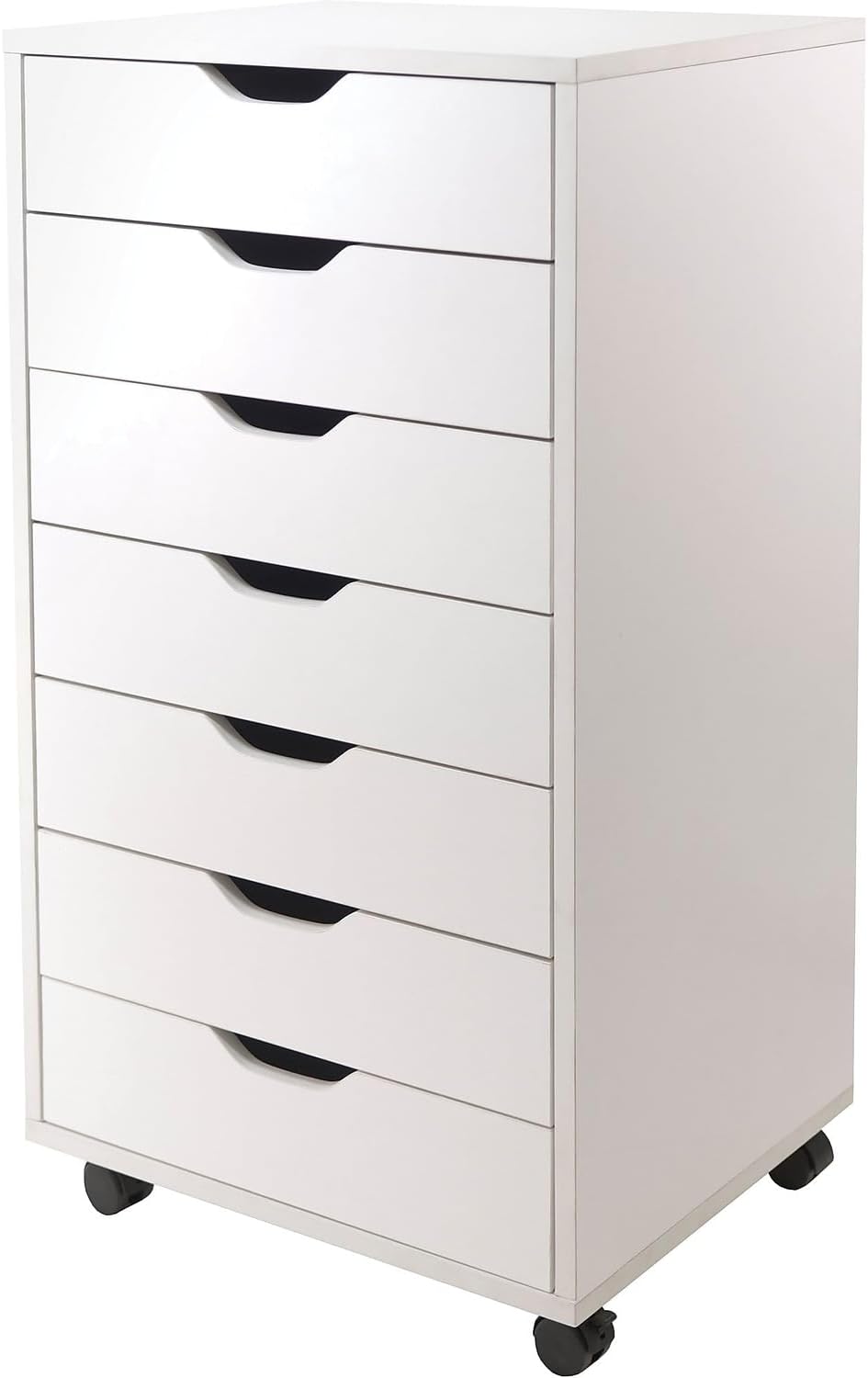 Winsome Halifax 7-Drawer Composite Wood Cabinet, White (10792)