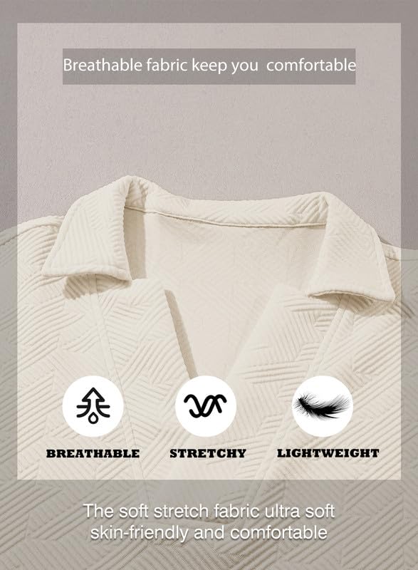 SHEWIN Women's Polo Shirts Casual Collared Short Sleeve Shirt Loose V Neck Tunic Tops