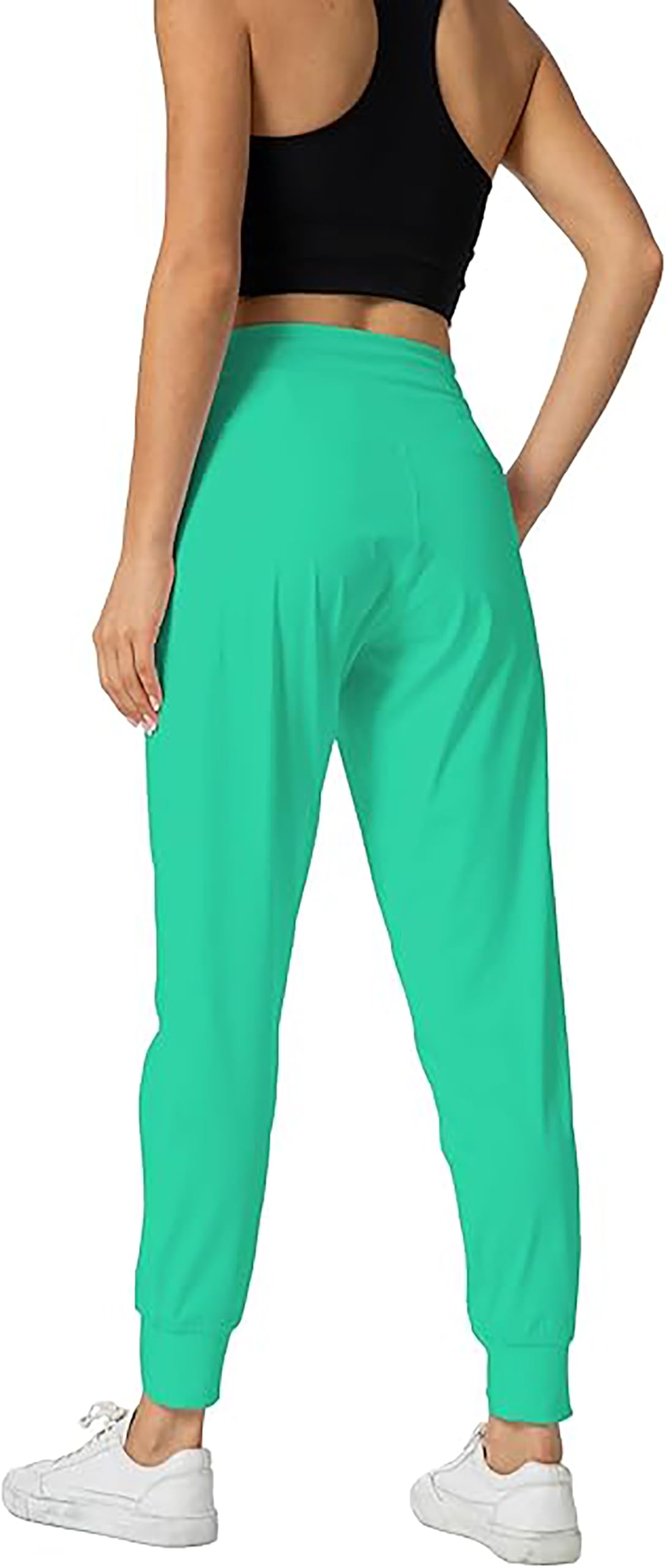 Rrosseyz Joggers Pants for Women-Quick Dry Sweatpants with Pockets for Travel Athletics Casual Outdoor