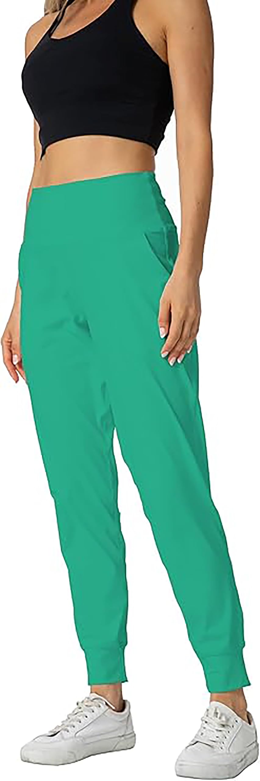 Rrosseyz Joggers Pants for Women-Quick Dry Sweatpants with Pockets for Travel Athletics Casual Outdoor