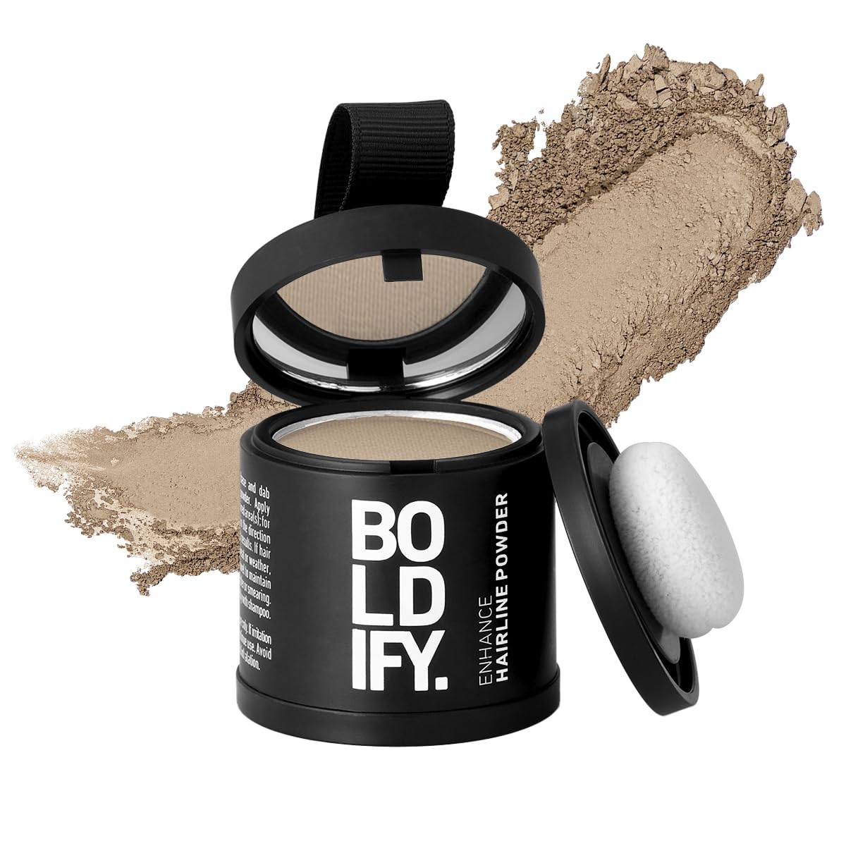 BOLDIFY Hairline Powder - Root Touch Up & Hair Loss Cover Up, Instant Gray Coverage 48-Hour Stain-Proof Hair Color Powder for Women & Men, Hair Fibers and Hair Topper Alternative (Dark Blonde)