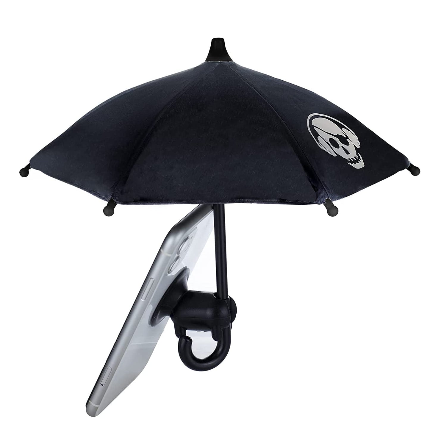 Phone Umbrella for Sun with Suction Cup Stand, Sun Shield with Suction Cup Mount Phone Holder Anti-Refection Block Glare, Creative Outdoor Cell Phone Holder Sun Shade