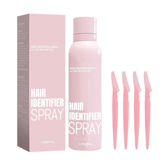 Gallagher Hair Identifier Spray for Face Shaving, Hair Identifying Spray,Moisturizing and Skin Care Spray Set, Skin Dermaplaning Spray for Face, Pink