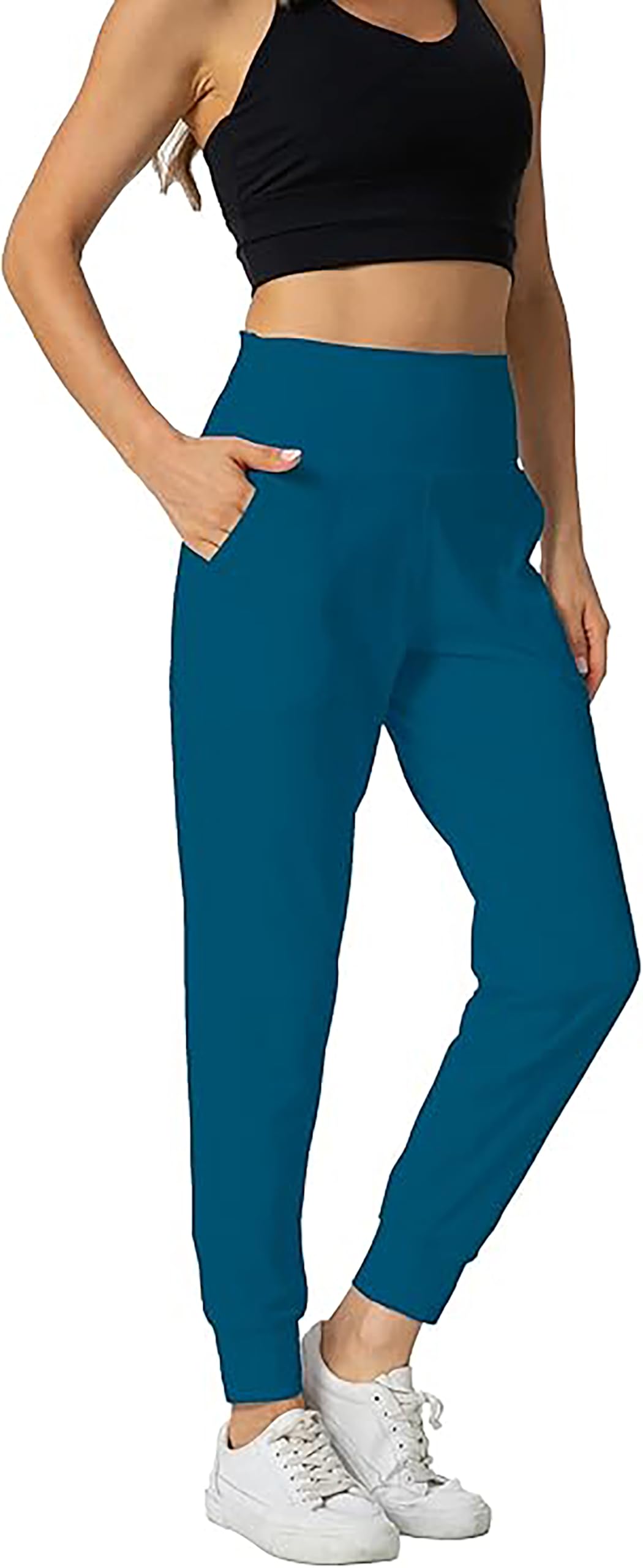 Rrosseyz Joggers Pants for Women-Quick Dry Sweatpants with Pockets for Travel Athletics Casual Outdoor