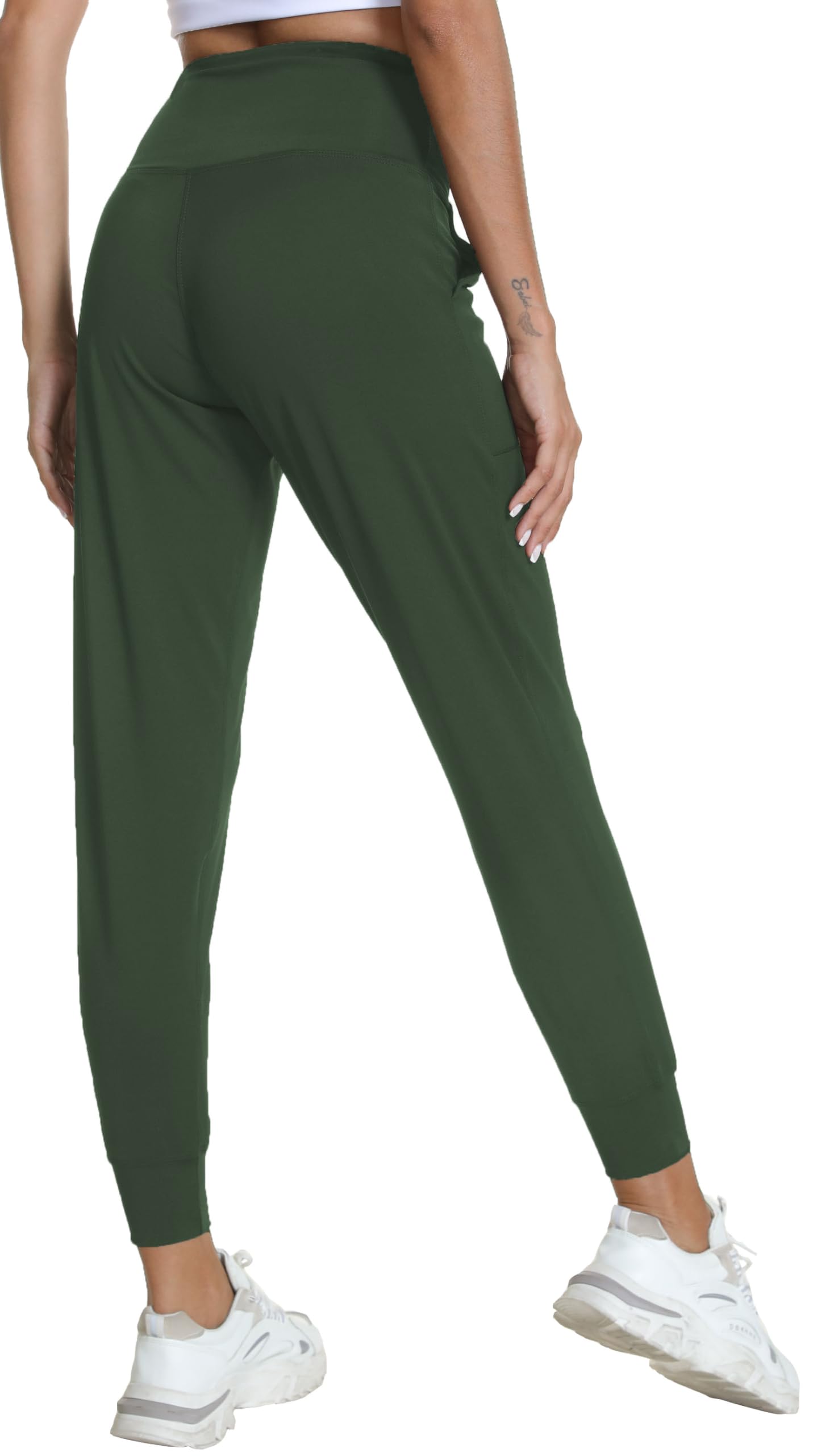 Rrosseyz Joggers Pants for Women-Quick Dry Sweatpants with Pockets for Travel Athletics Casual Outdoor