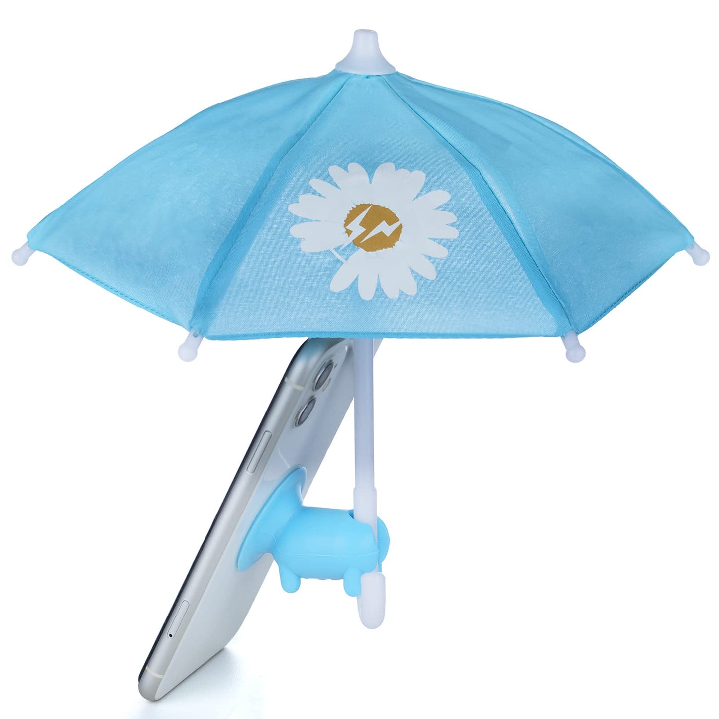 Phone Umbrella for Sun with Suction Cup Stand, Sun Shield with Suction Cup Mount Phone Holder Anti-Refection Block Glare, Creative Outdoor Cell Phone Holder Sun Shade