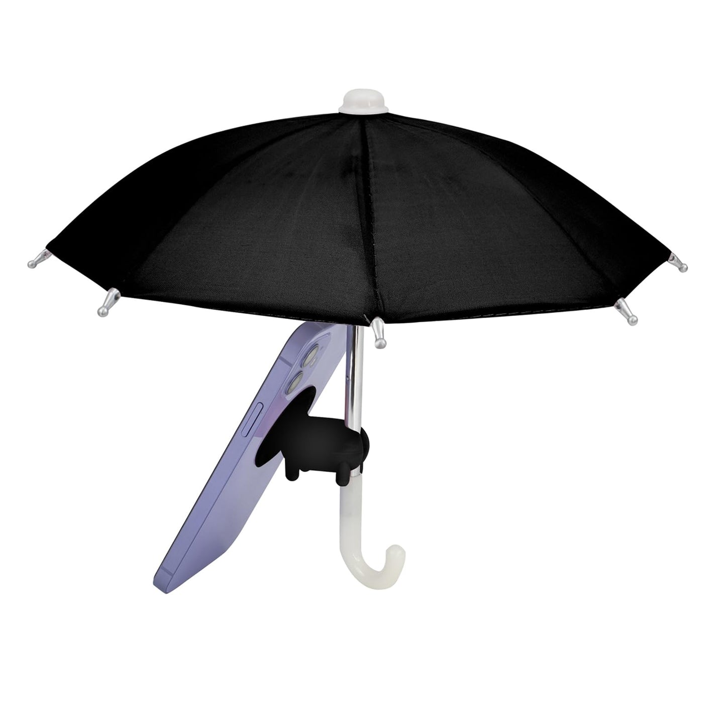 Phone Umbrella for Sun with Suction Cup Stand, Sun Shield with Suction Cup Mount Phone Holder Anti-Refection Block Glare, Creative Outdoor Cell Phone Holder Sun Shade