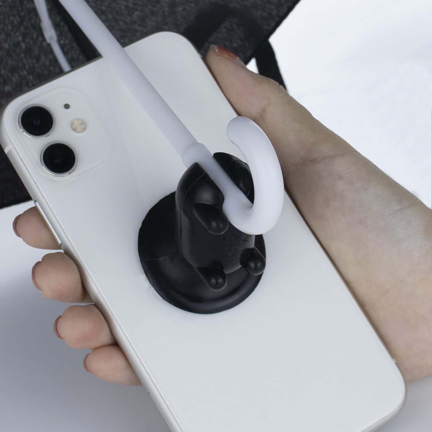 Phone Umbrella for Sun with Suction Cup Stand, Sun Shield with Suction Cup Mount Phone Holder Anti-Refection Block Glare, Creative Outdoor Cell Phone Holder Sun Shade