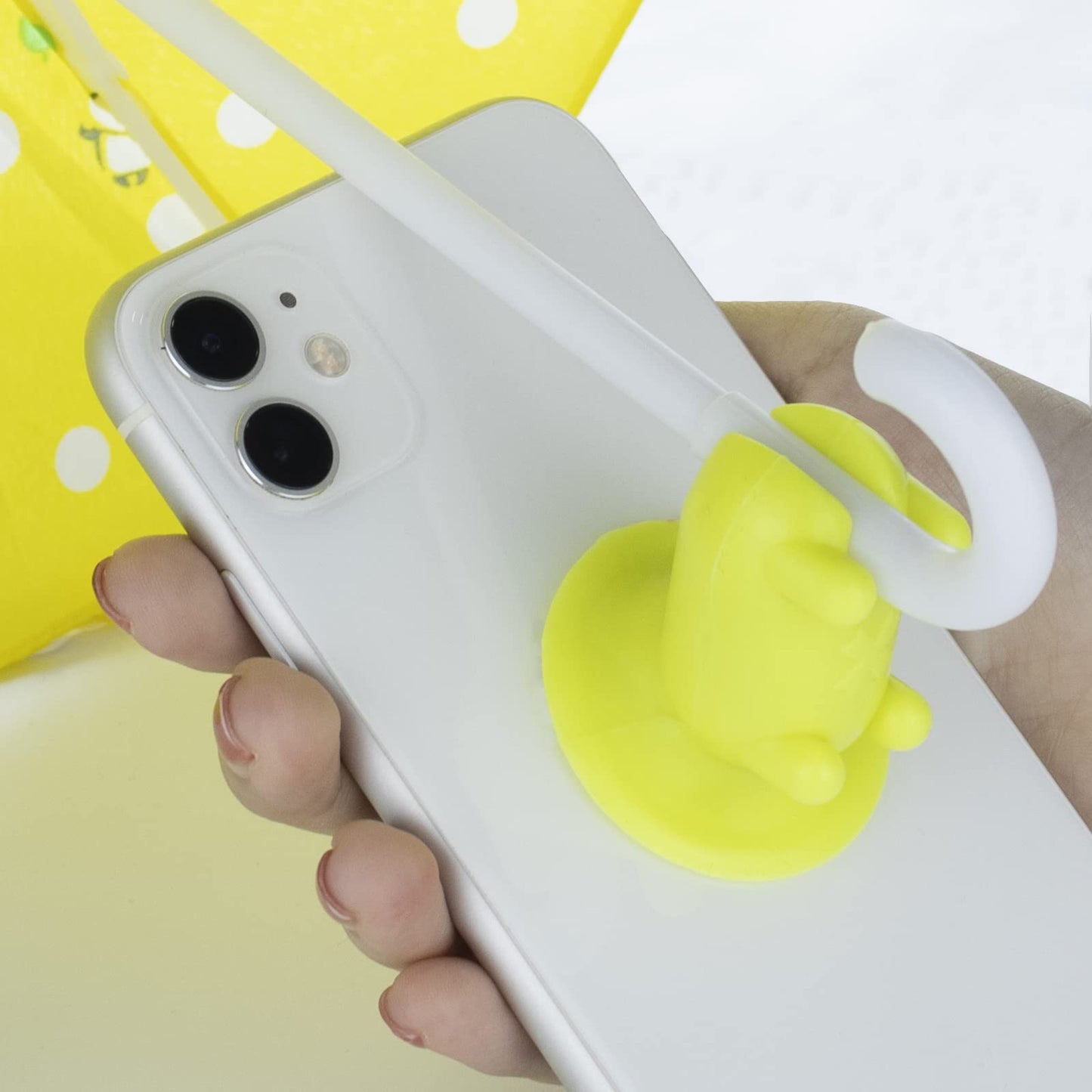 Phone Umbrella for Sun with Suction Cup Stand, Sun Shield with Suction Cup Mount Phone Holder Anti-Refection Block Glare, Creative Outdoor Cell Phone Holder Sun Shade