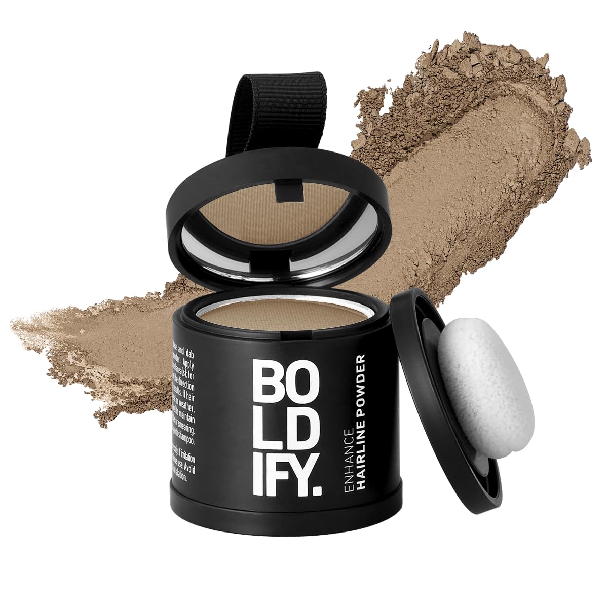 BOLDIFY Hairline Powder - Root Touch Up & Hair Loss Cover Up, Instant Gray Coverage 48-Hour Stain-Proof Hair Color Powder for Women & Men, Hair Fibers and Hair Topper Alternative (Dark Blonde)