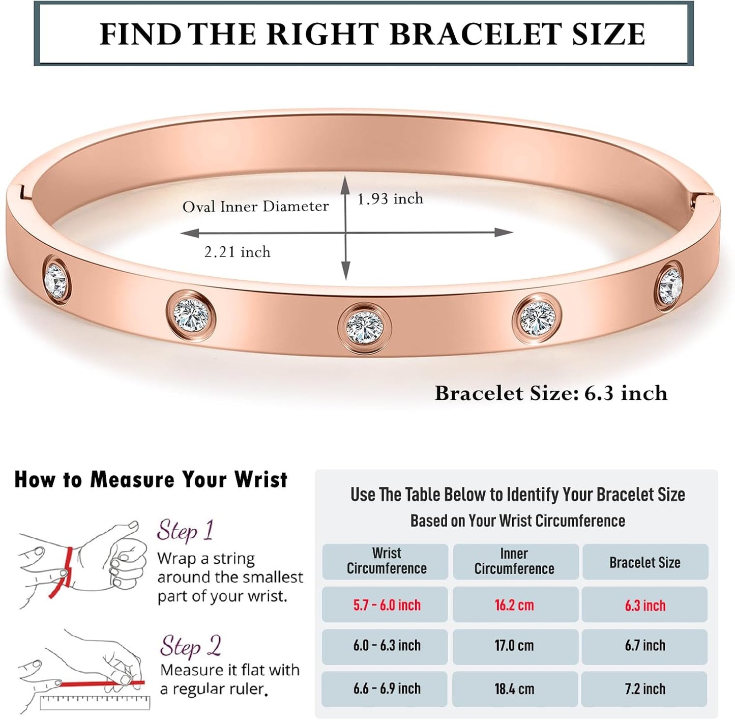 Gold Bracelets for Women 14K Gold Plated Friendship Love Bangle Bracelets Cubic Zirconia Stainless Steel Bracelet Jewelry Valentines Birthday Christmas Gifts for Women