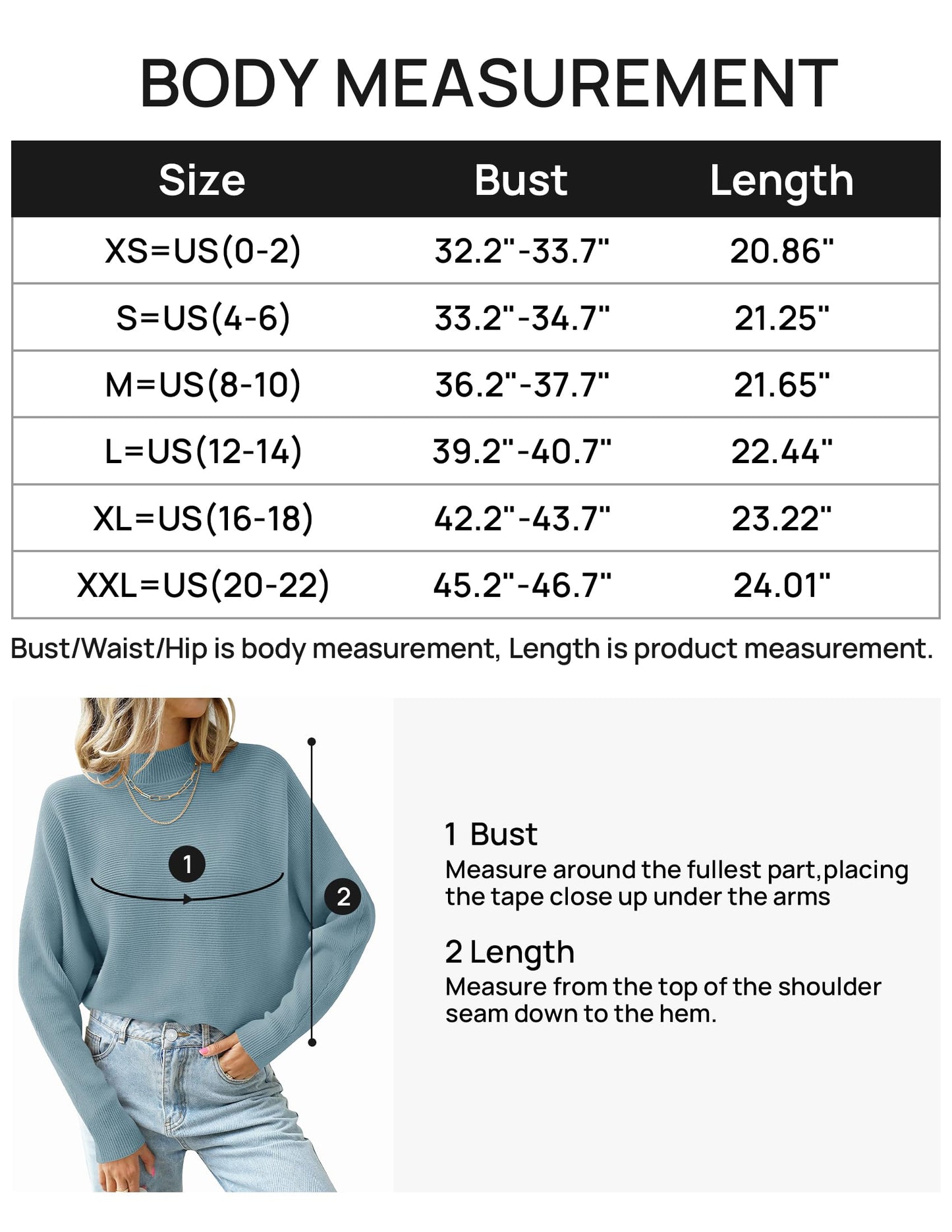 ZESICA Women's 2024 Fall Turtleneck Batwing Long Sleeve Ribbed Knit Casual Soft Pullover Sweater Jumper Top