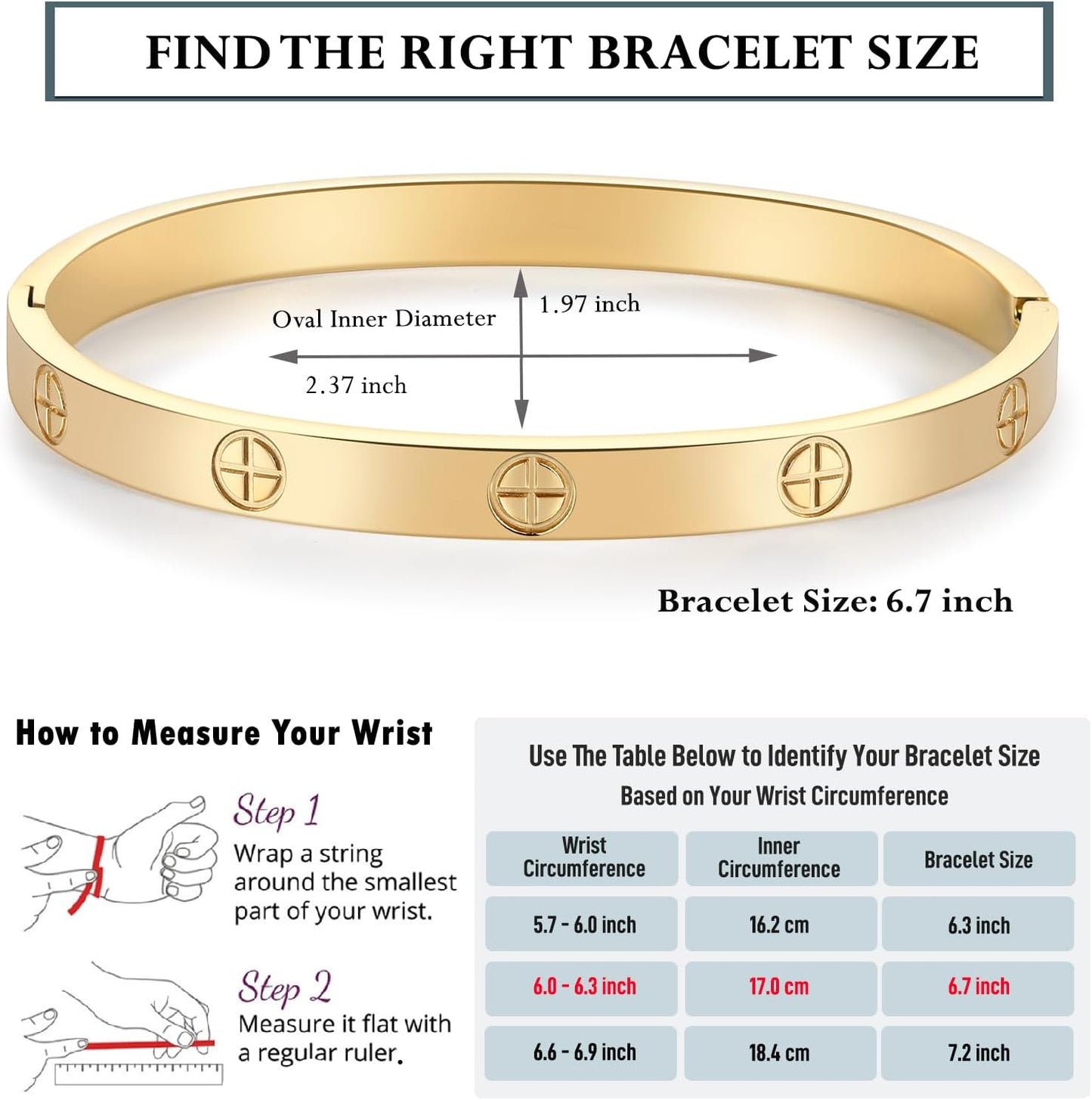 Gold Bracelets for Women 14K Gold Plated Friendship Love Bangle Bracelets Cubic Zirconia Stainless Steel Bracelet Jewelry Valentines Birthday Christmas Gifts for Women