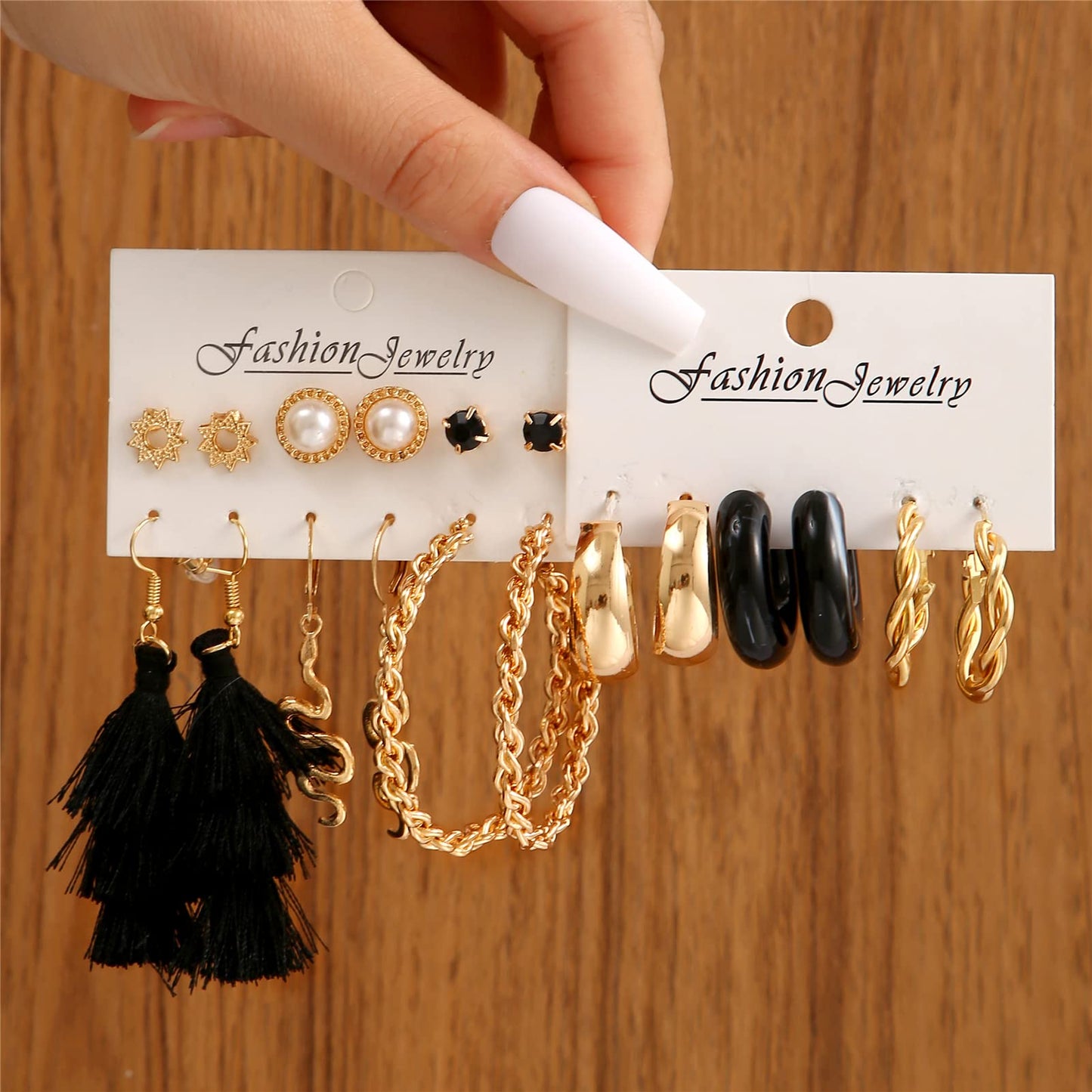 45 Pairs Gold Hoop Earrings for Women, Chunky Twisted Small Big Hoops Earring Packs Set, Earrings for women multipack, Fashion Trendy Earrings Jewelry for Birthday Party Christmas Gift