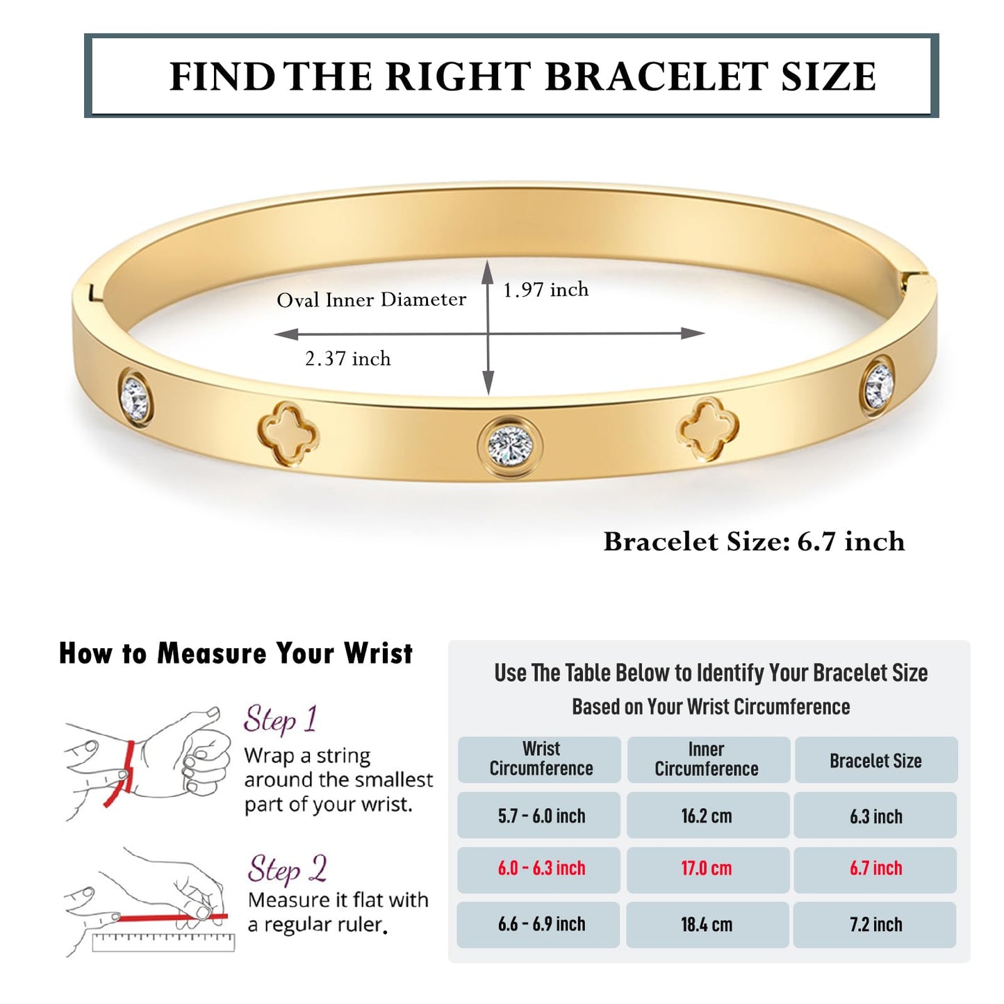 Gold Bracelets for Women 14K Gold Plated Friendship Love Bangle Bracelets Cubic Zirconia Stainless Steel Bracelet Jewelry Valentines Birthday Christmas Gifts for Women