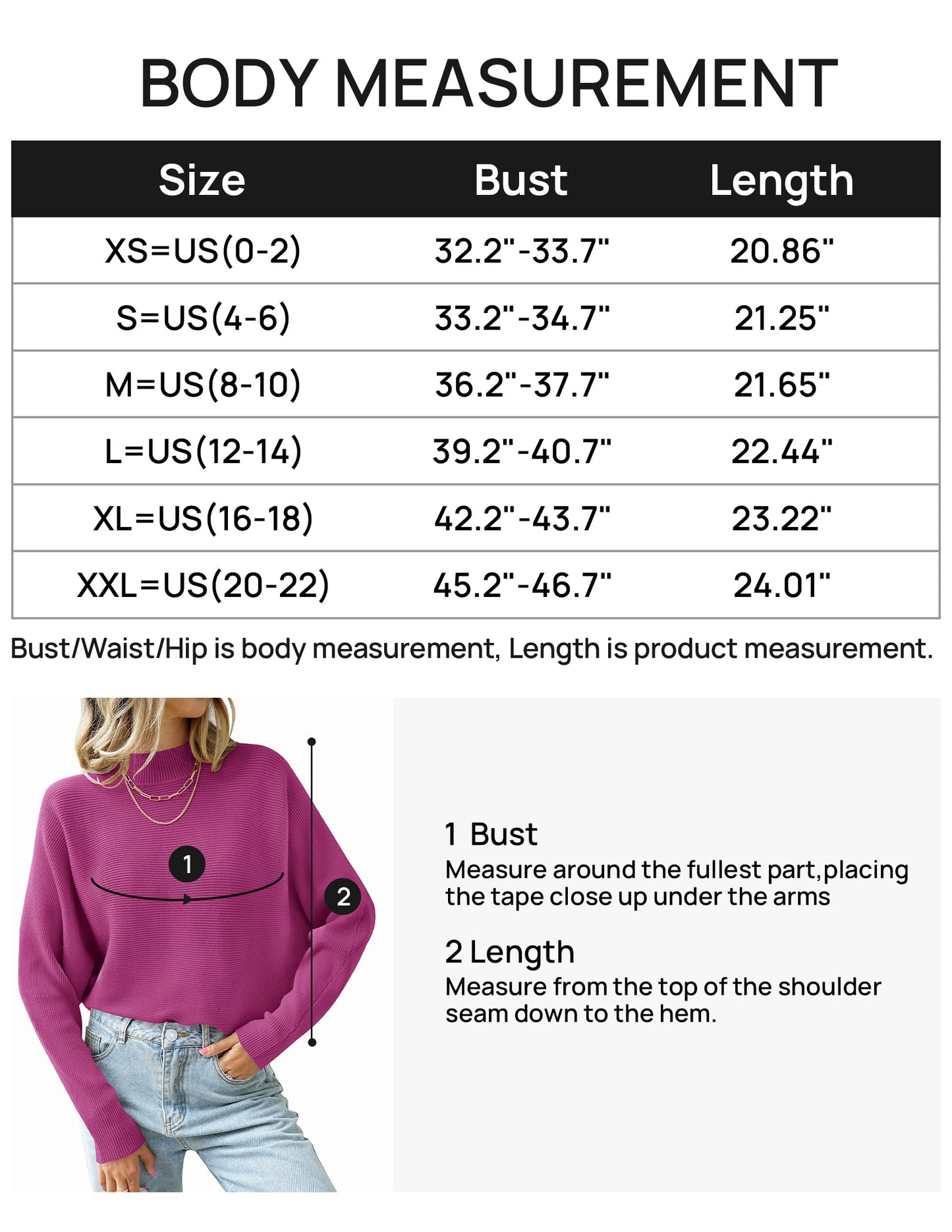 ZESICA Women's 2024 Fall Turtleneck Batwing Long Sleeve Ribbed Knit Casual Soft Pullover Sweater Jumper Top