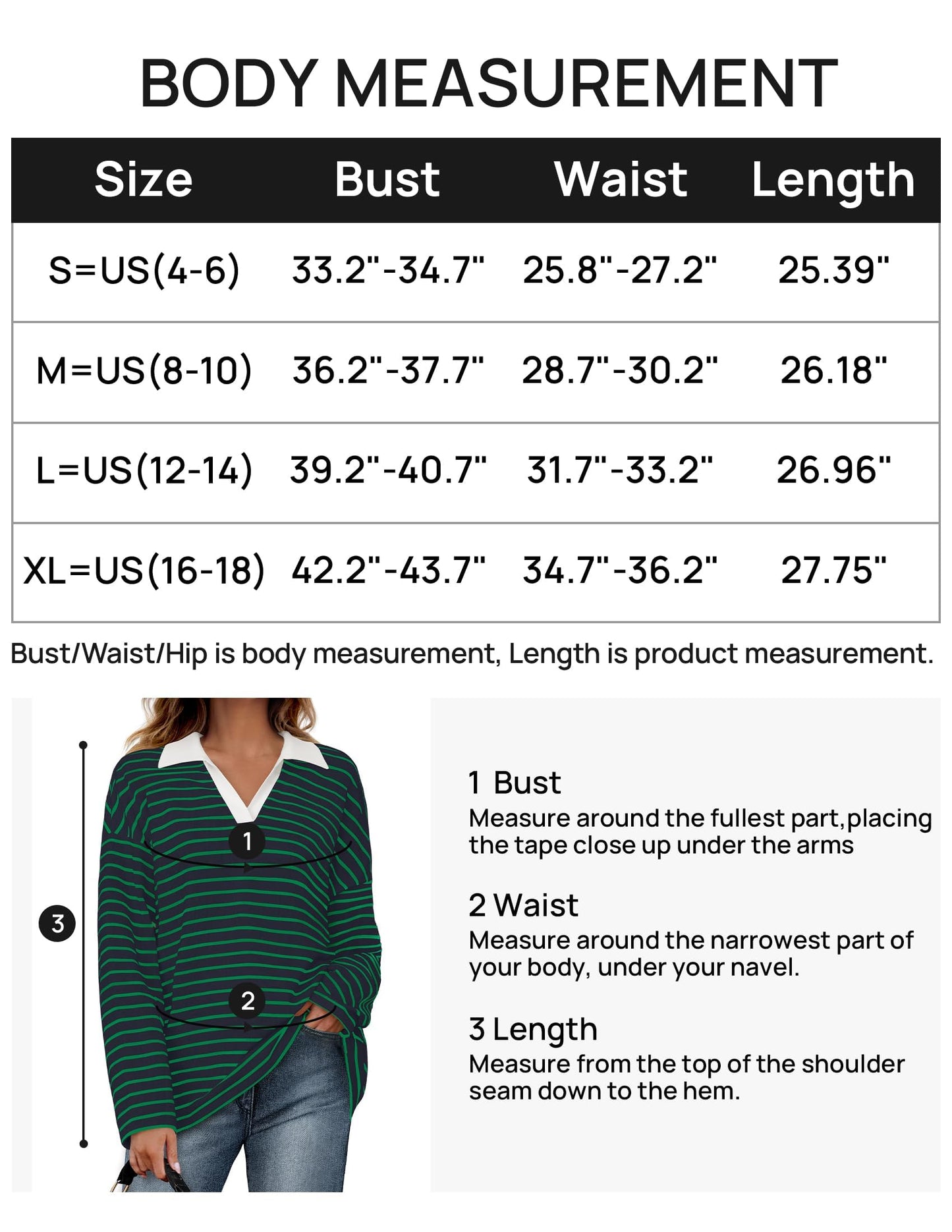 ZESICA Womens Striped Long Sleeve Shirts 2024 Casual V Neck Oversized Sweatshirt Loose Fit Tunic Tops Fall Blouses