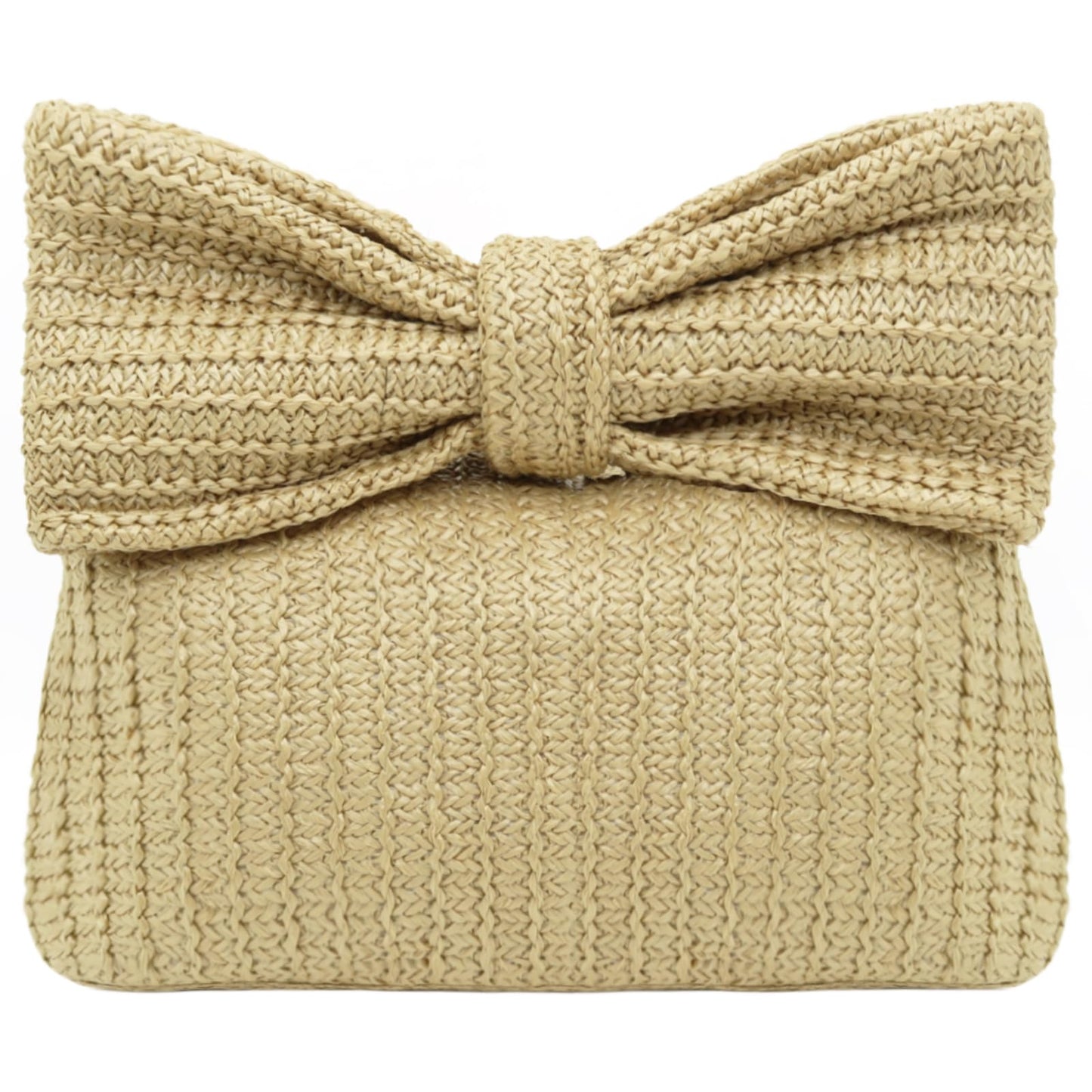 Rattan Clutch Purse for Women,Summer Straw Woven Beach Woven Bag Wicker Raffia Envelope Evening Clutch for Wedding