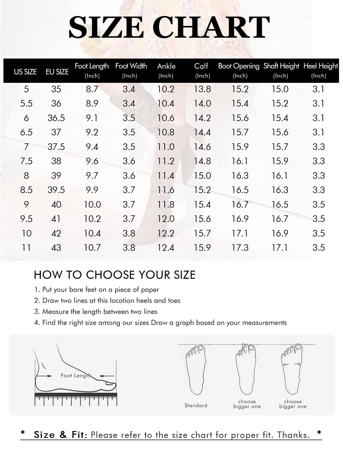 PiePieBuy Womens Faux Suede Knee High Boots Pointed Toe High Chunky Heel Side Zipper Party Dress Booties