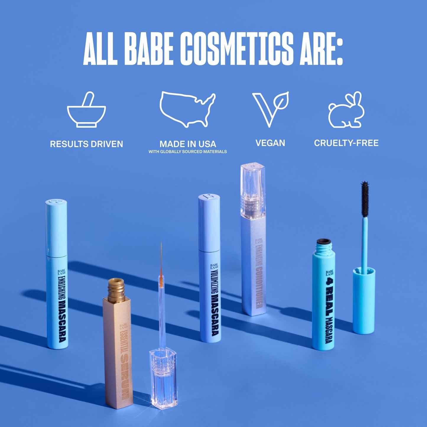 Babe Original Eyelash Serum - Fuller & Longer Looking Eyelashes, Advanced Lash Enhancing Treatment for Natural Lashes, Extensions & Eyebrows, Vegan & Cruelty-Free